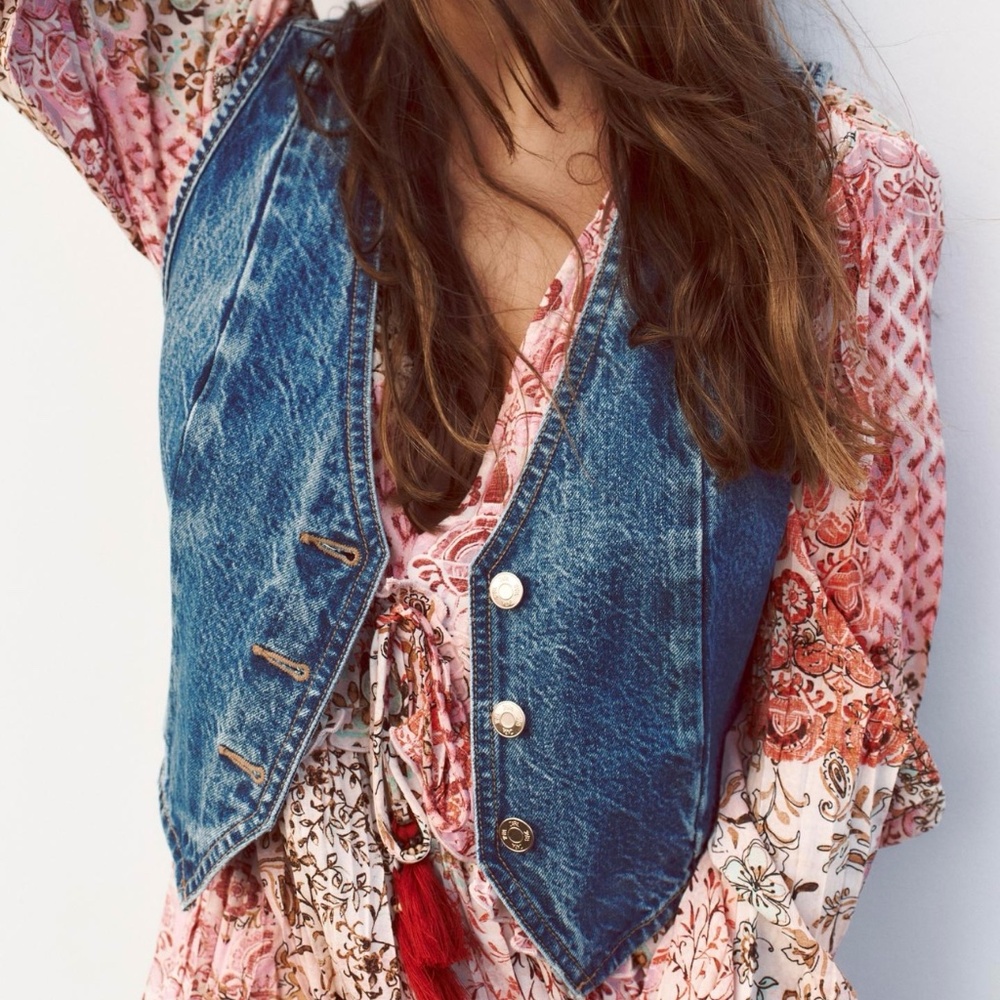 ZARA DENIM VEST